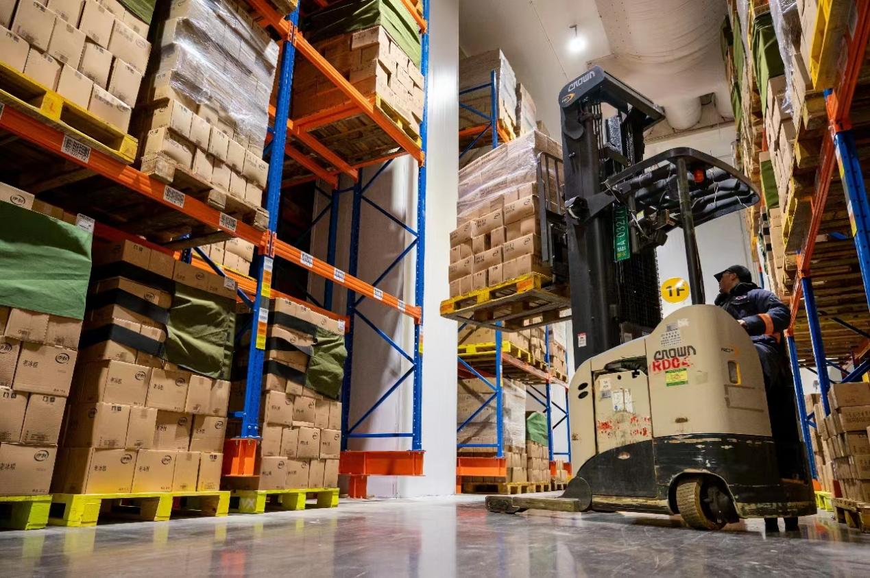 萬緯冷鏈南寧園區(qū)。 人民網(wǎng) 嚴立政攝