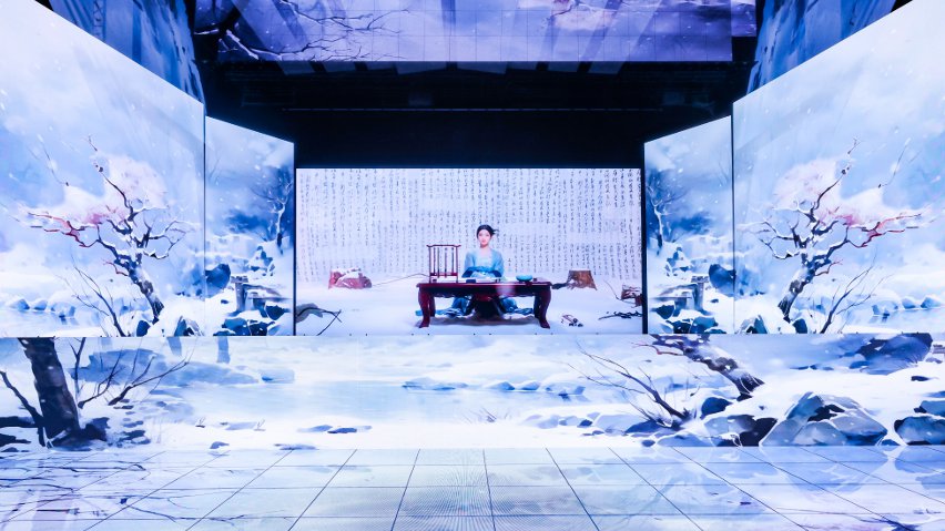 網易云音樂與小冰公司推出虛擬歌手陳水若演唱《風雪千千》。主辦方供圖