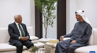 阿聯(lián)酋總統(tǒng)會(huì)見歐洲理事會(huì)主席